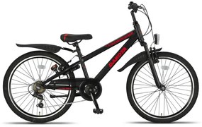 Dakota MTB 24 Inch Junior 7SP Rim Brakes BlackAltec