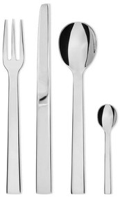Μαχαιροπίρουνα Santiago DC05S24 Σετ 24Τμχ. Ανοξ. Ατσάλι Silver με Δώρο 2 Δαχτυλίδια Πετσέτας Alessi 24 τμχ Stainless Steel