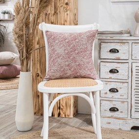 Μαξιλαροθήκη Διακοσμητική Felicia 06 Pink Teoran 43X43 Cotton-Polyester