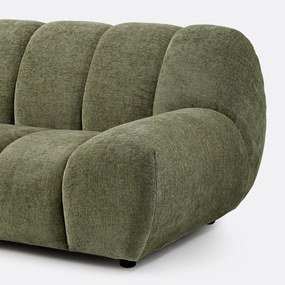 Γωνιακός καναπές αριστερός, παχύ βελούδο, Nuria