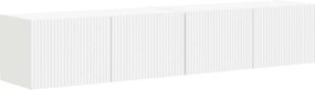vidaXL Ντουλάπι Τηλεόρασης Τοίχου 2 pcs Λευκό 78,5 x 31 x 29,5 εκ