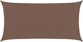 vidaXL Ικανότητα Σκίασης Καφέ 2 x 6 m HDPE