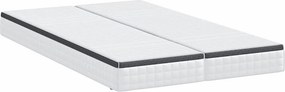 vidaXL Στρώμα 2 pcs Λευκό και Γκρι 60 x 200 cm Σαμπρέλα Bonell