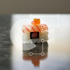 Intra Συλλεκτικό Ξύλινο Παζλ Plywood  4mm - Sushi House Delight Σε Ξύλινο Κουτί - Διαστάσεις: 10x10 cm – 25 κομμάτια