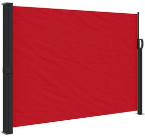 vidaXL Σκίαστρο Πλαϊνό Συρόμενο Κόκκινο 140 x 500 εκ.