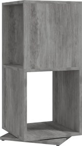 vidaXL Ντουλάπι Περιστρ. Γκρι Σκυρ. 34,5x34,5x75,5 εκ. Επεξ. Ξύλο
