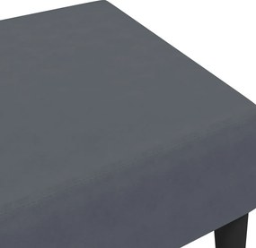 vidaXL Υποπόδιο Σκούρο Γκρι 77x55x31 εκ. Βελούδινο