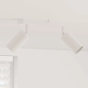 Σποτ οροφής με προβολείς Λευκό 26 x 5,5 x 16,5 εκ Μέταλλο