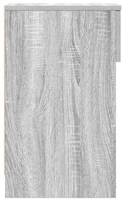 vidaXL Κομοδίνα με συρτάρι 2 τεμάχια Γκρι Sonoma 20x36x60 εκ.