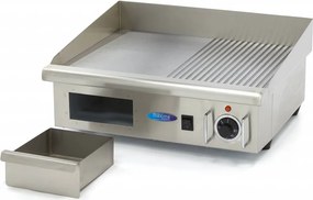 Griddle - Half Grooved - 55 cm - incl Drip Tray