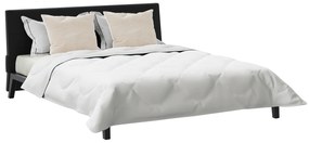 vidaXL Χειμερινό Παπλωματοθήκη 3 pcs Λευκό 200 x 220 cm Μικροΐνες