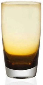 Ποτήρι Νερού Irid 540ml Amber - Cryspo Trio - 6 ΤΜΧ