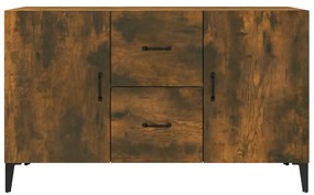 vidaXL Μπουφές Καπνιστή Δρυς 100 x 36 x 60 εκ. Επεξεργασμένο Ξύλο