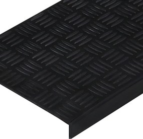 vidaXL Πατάκια Σκάλας 10 τεμ. 25 x 75 εκ. από Καουτσούκ