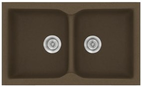 Sanitec Classic 340 Granite Rust Ένθετος Νεροχύτης 80cm