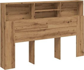 vidaXL Κεφαλάρι Ντουλάπι από Τεχνητό Δρυς 180x19x103,5 εκ. από Τεχνητό Ξύλο