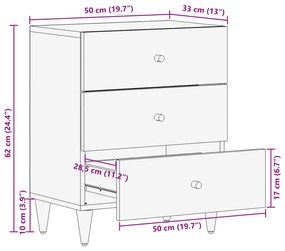 ΚΟΜΟΔΙΝΟ 50X33X62 ΕΚ. ΑΠΟ ΜΑΣΙΦ ΞΥΛΟ ΜΑΝΓΚΟ 358293