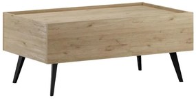 Τραπέζι σαλονιού με συρτάρι Tema σε oak απόχρωση 103x60x44εκ 103x60x44 εκ.