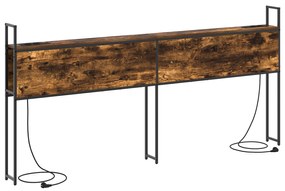 vidaXL Κεφαλάρι Αποθήκης Καπνιστή δρυς 180 cm Επεξεργασμένο ξύλο