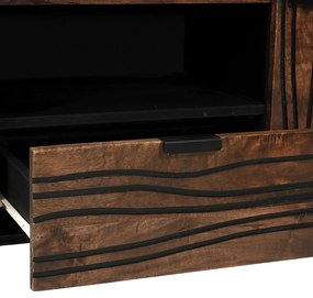 vidaXL Ντουλάπα Τηλεόρασης 105x33.5x46 cm Μασίφ Ξύλο Μάνγκο