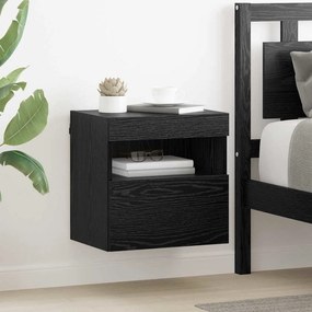 vidaXL Βάσεις τηλεόρασης 2 pcs Μαύρη Οξυά Επεξεργασμένο Ξύλο