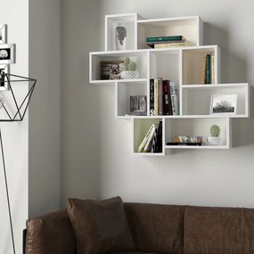 Ράφι Τοίχου Λευκό LEMA 115.5x15x103.5