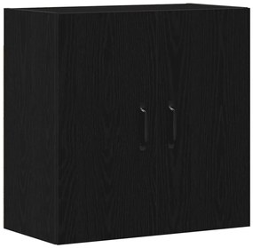 vidaXL Ντουλάπι Τοίχου Μαύρο Δρυς 60x31x60 εκ. από Τεχνητό Ξύλο