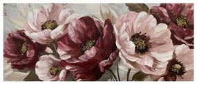 ΠΙΝΑΚΑΣ ΣΕ ΚΑΜΒΑ Fylliana "Flower 36315" ΜΠΕΖ-ΡΟΖ-ΛΕΥΚΟ 150x3x60εκ 166-225-059