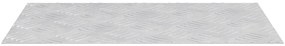 vidaXL Επιφάνειες Καρό 4 pcs Ασημί 50 x 30 cm Αλουμίνιο
