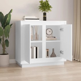 vidaXL Ντουλάπι Λευκό 80 x 34 x 75 εκ. από Επεξεργασμένο Ξύλο