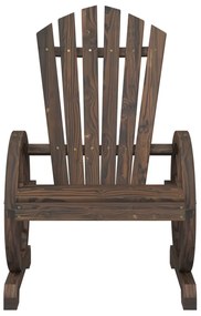 vidaXL Καρέκλα Κήπου Adirondack από Μασίφ Ξύλο Ελάτης