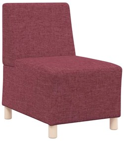 vidaXL Μοναδικός Καναπές χωρίς Χερούλια 3 pcs Μπορντό 55 x 74 x 82 εκ.