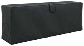 vidaXL Τσάντα Αποθήκευσης Υπαίθρου Μαύρο 175 x 55 x 75 εκ. Ύφασμα 600D