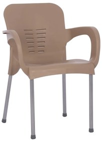 Καρέκλα Κήπου ArteLibre Eco Cappuccino Ανακυκλωμένο PP 60x50x80cm
