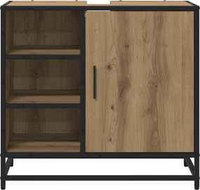 vidaXL Ντουλάπι Μπάνιου Artisan Oak 65 x 33 x 60 εκ Επεξεργασμένο Ξύλο