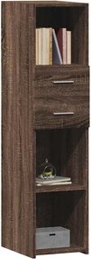 vidaXL Ντουλάπι Καφέ Δρυς 30x42,5x124 εκ. από Επεξεργασμένο Ξύλο
