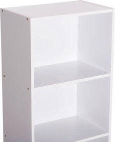 ΡΑΦΙΕΡΑ ΤΟΙΧΟΥ CUBICON HM9941.01 ΛΕΥΚΗ ΜΕΛΑΜΙΝΗ 38,5x23,5x80Υεκ.