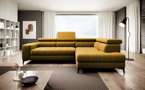 Γωνιακός καναπές Arono-Moustardi-Δεξιά