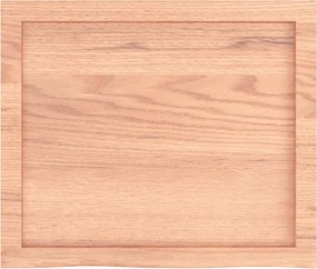 vidaXL Επιφ Τραπεζιού Αν Καφέ 60x50x(2-6)εκ. Επεξ. Μασίφ Ξύλο Δρυός