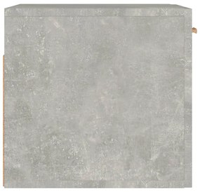 Ντουλάπι Τοίχου Γκρι Σκυρ. 80x35x36,5 εκ. Επεξεργασμένο Ξύλο - Γκρι