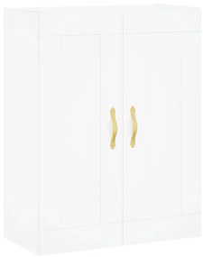 vidaXL Ντουλάπι Λευκό 69,5x34x180 εκ. από Επεξεργασμένο Ξύλο