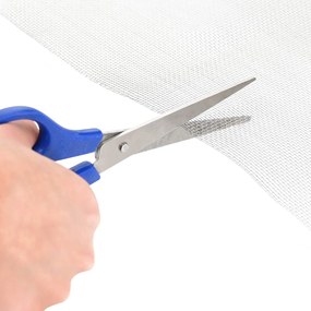 vidaXL Πλέγμα Οθόνης 80 x 2000 cm 18 Mesh Ανοξείδωτο Ατσάλι 201 Ασημί