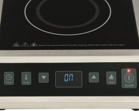 vidaXL Εστία Επαγωγική Επιτραπέζια με Οθόνη και Πλήκτρα Αφής 3500 W