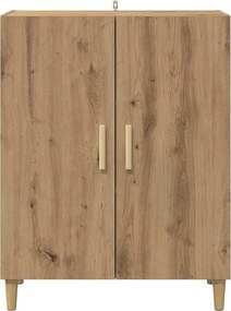 vidaXL Πλαϊνό γραφείο Artisan Oak 70 x 34 x 90 εκ. Επεξεργασμένο ξύλο