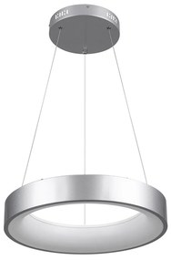 Φωτιστικό Οροφής Πλαφονιέρα Salem 61242 Led 75W Φ45cm Silver GloboStar