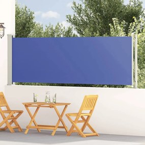 vidaXL Σκίαστρο Πλαϊνό Συρόμενο Βεράντας Μπλε 117 x 600 εκ.