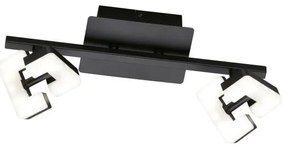 Πλαφονιέρα Φωτιστικό Οροφής LED 4,5W Ray Μαύρο 3000K 21399 Fischer Honsel-21399-Μαύρο 21399