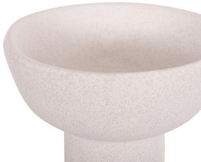 ΕΠΙΤΡΑΠΕΖΙΟ ΚΕΡΑΜΙΚΟ ΔΙΑΚΟΣΜΗΤΙΚΟ ELENDIL HM4603.01 ΥΠΟΛΕΥΚΟ ΚΡΥΣΤΑΛΛΙΚΟ Φ20x26,5Υεκ
