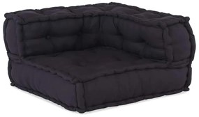 Modular Pouffe Anthracite 70x70x54 ύφασμα - Ανθρακί