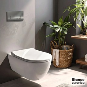 Bianco Ceramica Nora 54,5 Rimless 3416000SC - Κρεμαστη Λεκανη